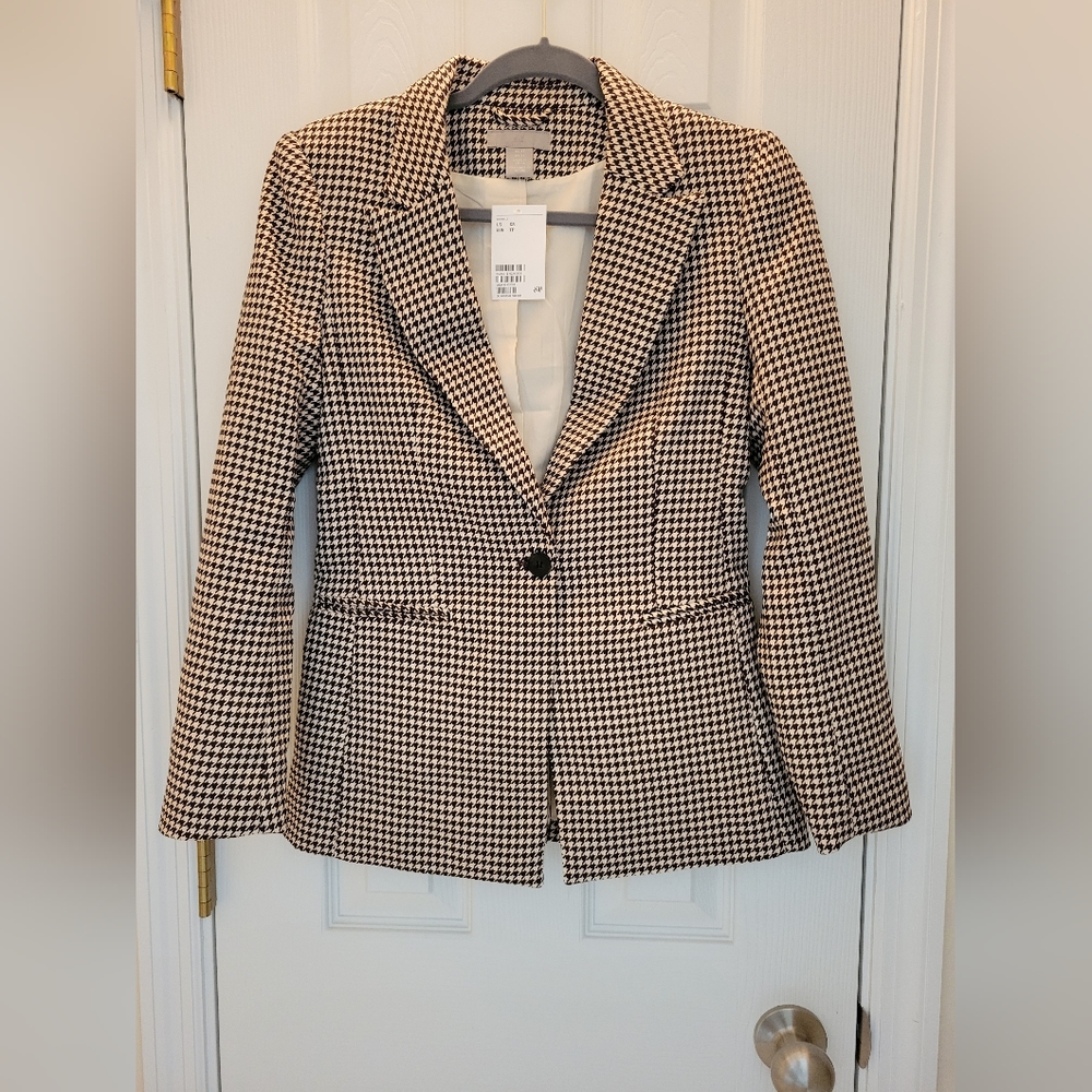 H&M - Houndstooth - Blazer and Slacks - NWT
